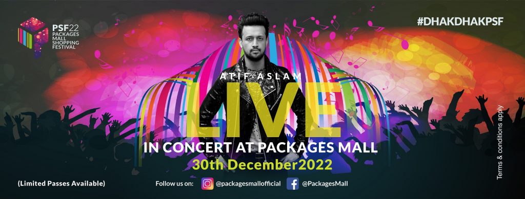 Atif Aslam Live in Concert at Packages Mall