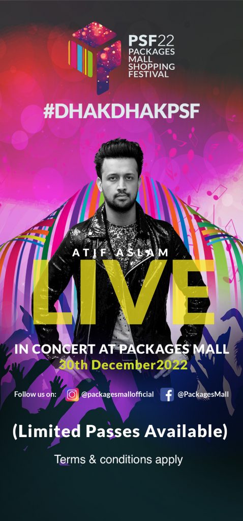 Atif Aslam Live in Concert at Packages Mall