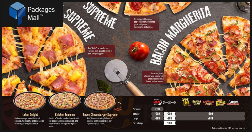 Best Max Pizza Deal with Menu at Pizza Hut Packages Mall