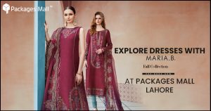 Maria B Womens Cloting Brand Unique Cloting stuff in Lahore at Packages Mall