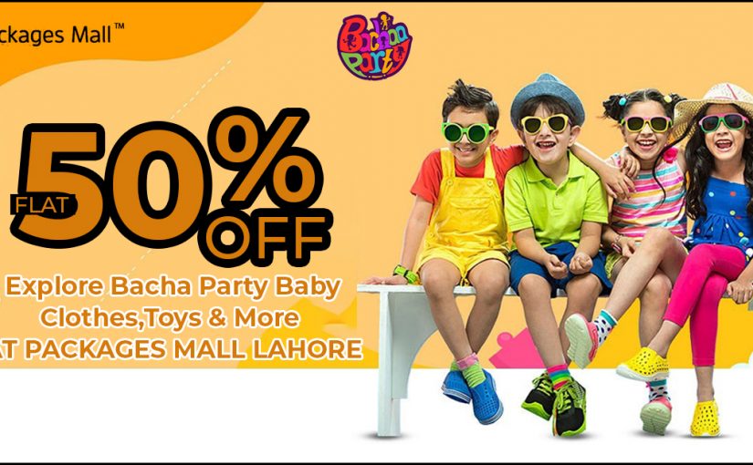 Explore Bacha Party Baby Clothes,Toys & More Flat 50% Off At Packages Mall