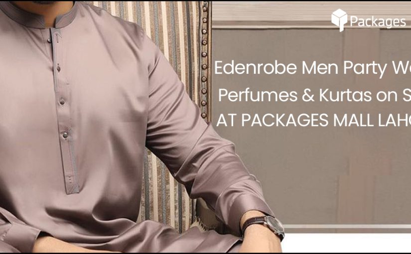 Edenrobe Men Party Wear Perfumes & Kurtas on Sale at Packages Mall