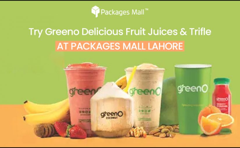 Try Greeno Delicious Fruit Juices & Trifle at Packages Mall Lahore