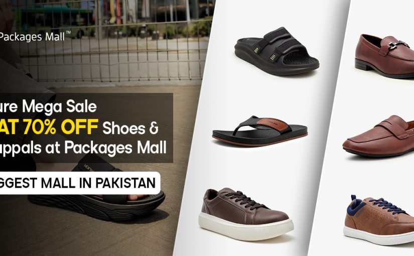 Ndure Mega Sale Flat 70% Off Shoes & Chappals at Packages Mall