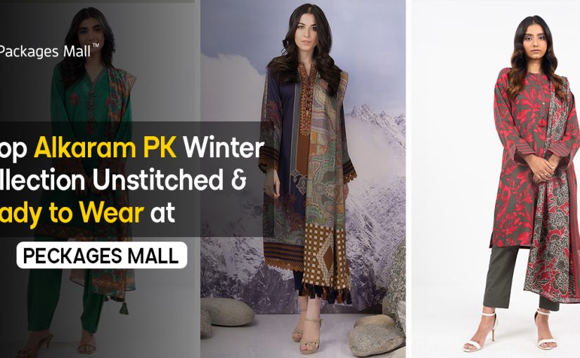 Shop Alkaram PK Winter Collection Unstitched & Ready to Wear at Packages Mall